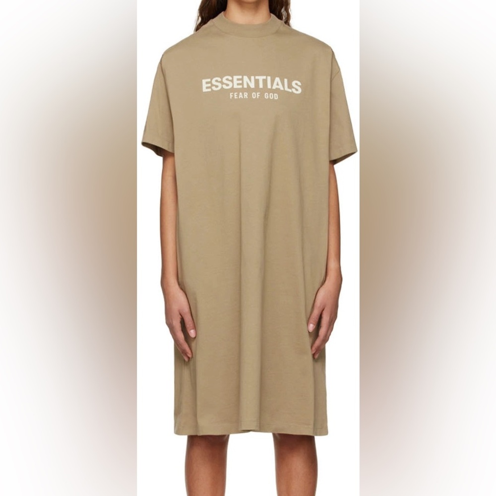 Essentials Fear of God Tan Mini Dress